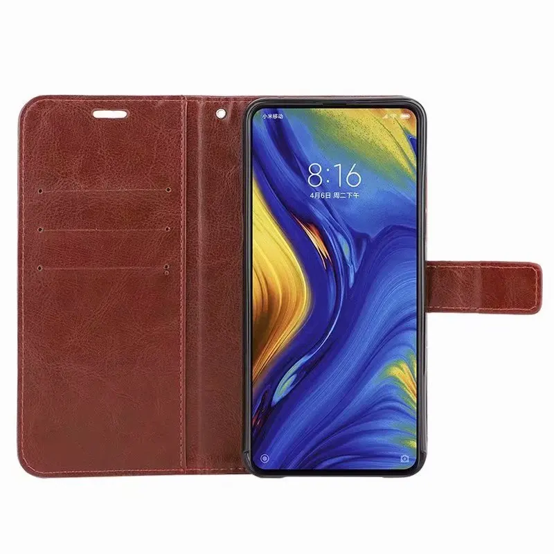 10 шт./лот кожаный чехол-бумажник в виде книжки Crazy Horse для Asus Zenfone Max Pro M1 ZB601KL M2 ZB631KL