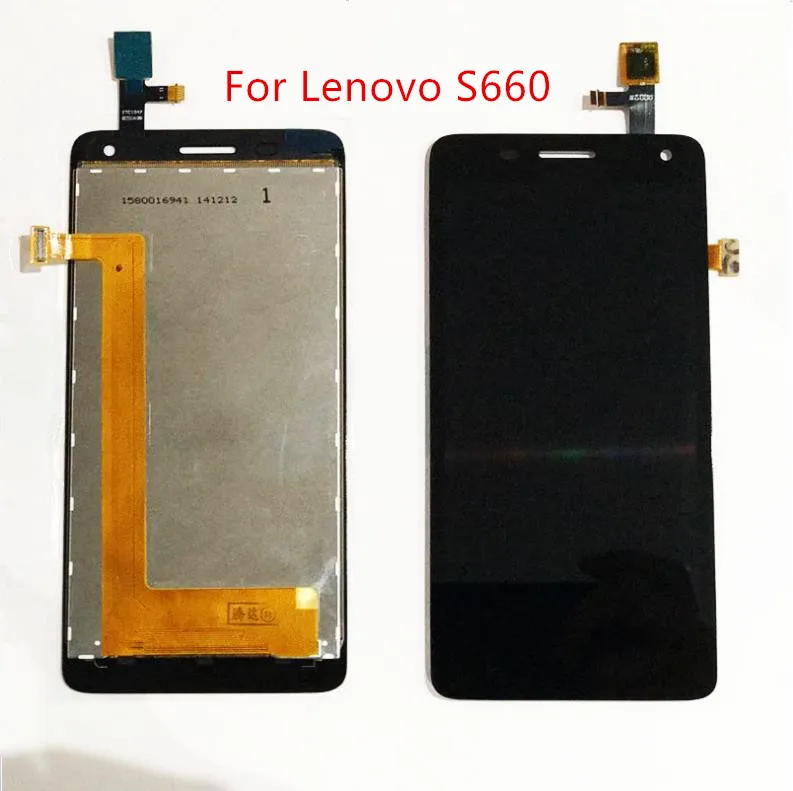 Для Lenovo S660 сенсорный экран дигитайзер ЖК-дисплей в сборе с бесплатными