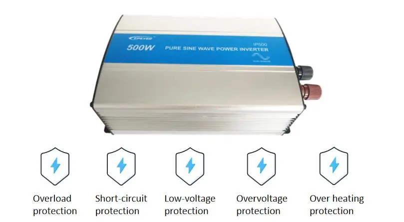 EPever IP500W-11/21 12 В 24 В DC передача 110 В 220 В AC 500 Вт Инвертор преобразователь напряжения розетка зарядное устройство инвертор