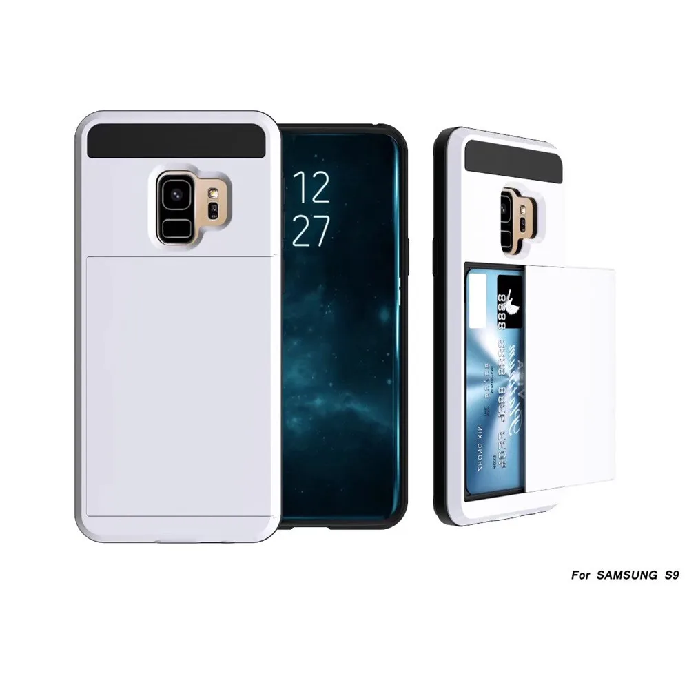 Для samsung Galaxy S9 5 8 дюймов чехол кошелек с отделением для карт Гибридный Жесткий