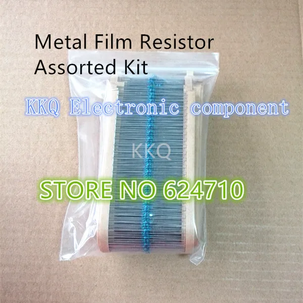 

Total 1500pcs NEW 1% 1/6W 0.125W Metal Film Assorted Kit 30 Values (10 Ohm ~1M Ohm) ,50pcs Each value