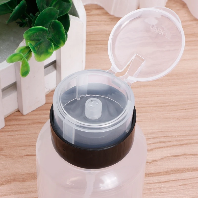 120 мл Лак для ногтей снятия макияжа маникюрный пусковой насос диспенсер бутылка