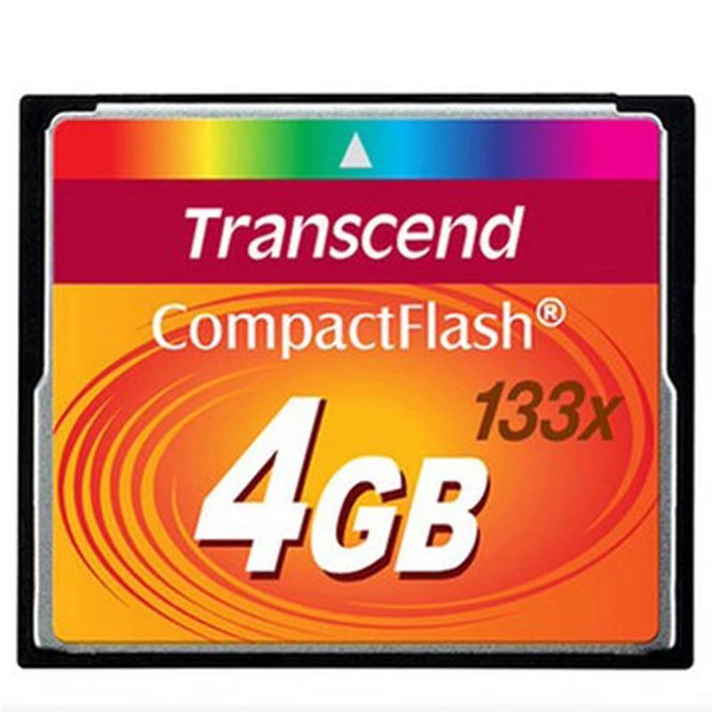Оригинальные карты памяти Transcend CF 3 шт./лот SLC 8 ГБ 4 Гб 2 1 реальная емкость 133x