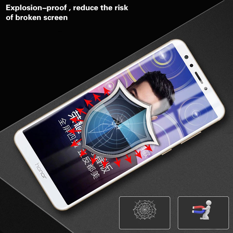 Защитное стекло для Huawei Honor 9 закаленное lite V10 P8 Lite 2017 y3 Y6 ii защита экрана|tempered glass