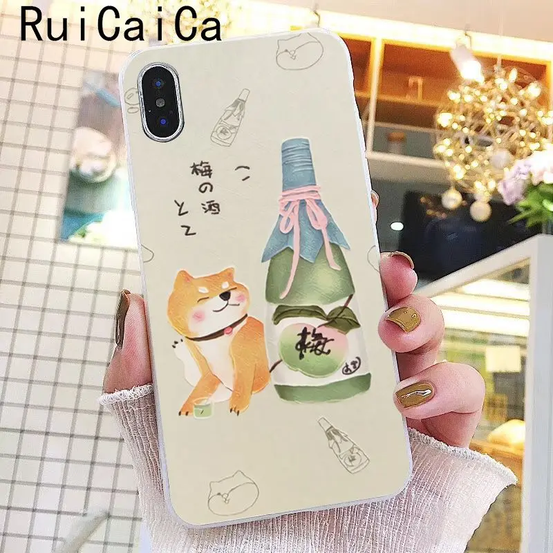 A11 Ruicaica Модный милый мультфильм Шиба ину собака на заказ фото мягкий чехол для телефона для iPhone 8 7 6 6S Plus 5 5S SE XR X XS MAX 10 чехол - Цвет: A11