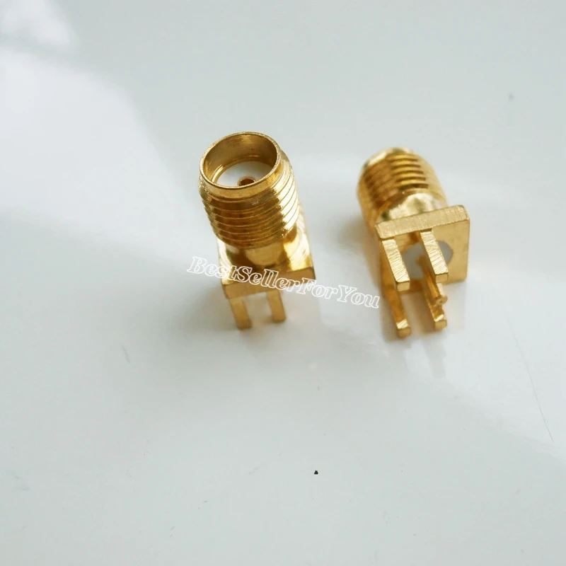 10 шт. гнездовой разъем SMA 0 62 ''гнездо PCB кронштейн для пайки RF Соединительный