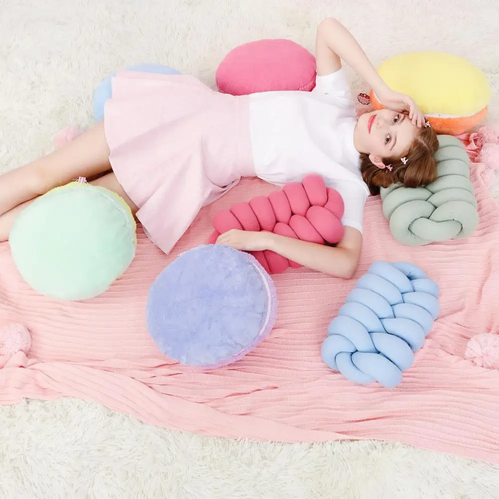 Подушка &quotмакарон&quot макарон десерт круглая подушка для торта|cake pillow|cushion roundmacaron