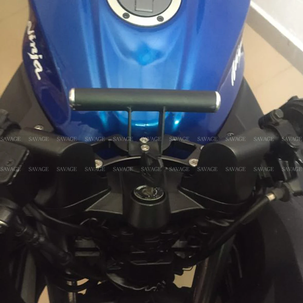 Руль удлинительные рычаги навигационный кронштейн для KAWASAKI NINJA 250R EX 250R NINJA 300 аксессуары для мотоциклов черный