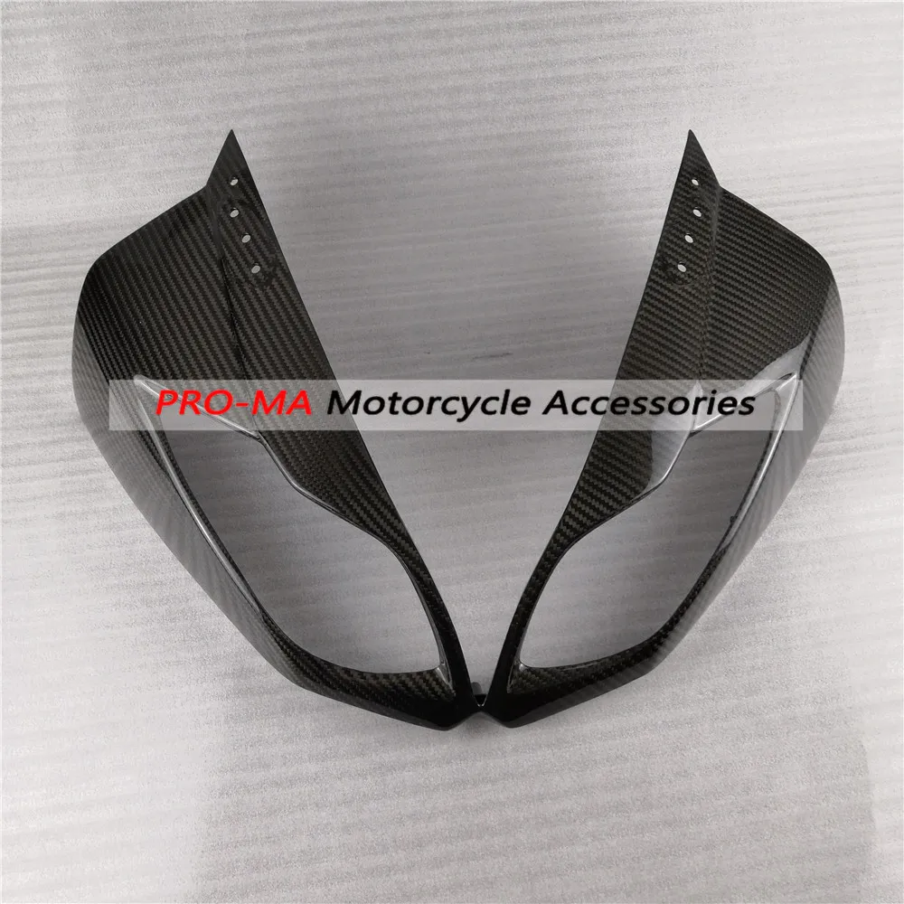 Передний обтекатель из углеродного волокна для Kawasaki ZX6R 2009-2012 саржа