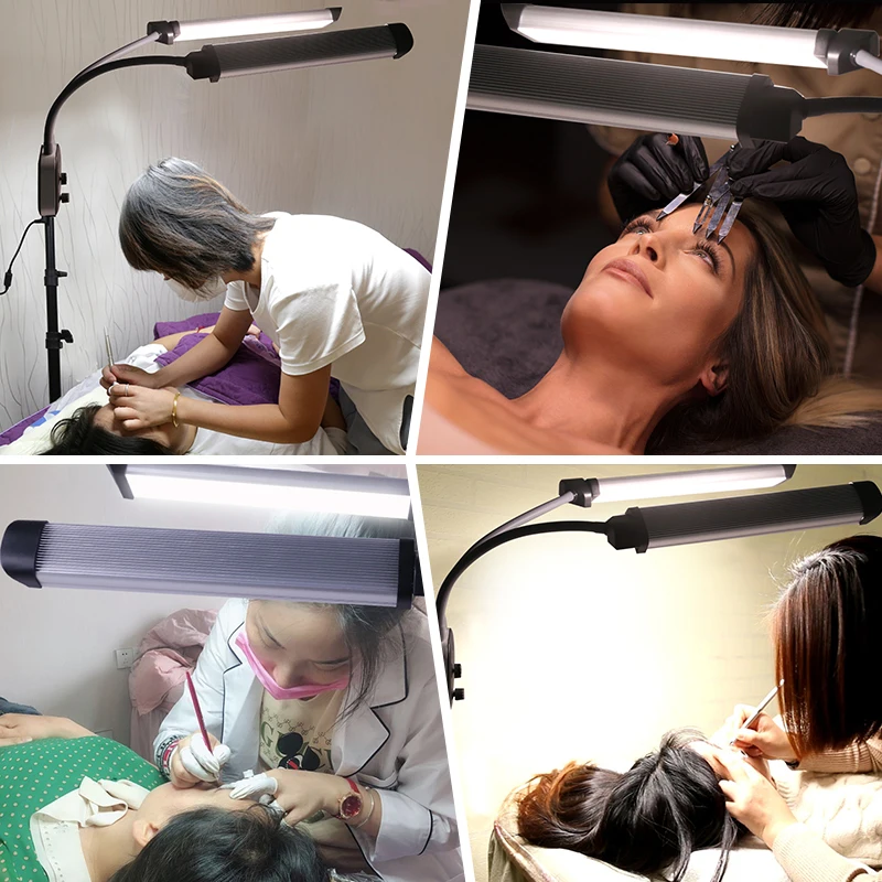 GSKAIWEN 40W LED Photographic Light Dimmable 3000-6000K Makeup Beauty Eyebrow Tattoo Lamp Studio Video with Tripod | Электроника