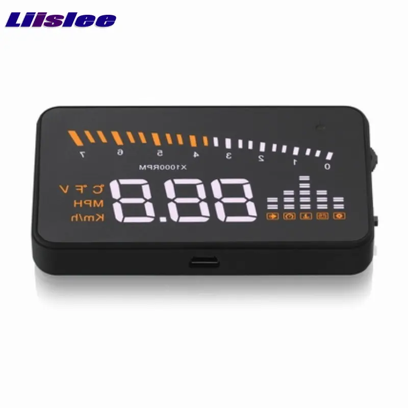 Автомобильный HUD Дисплей для FIAT 500/Bravo/Croma/Ritmo 2009-2020 Авто безопасный проектор
