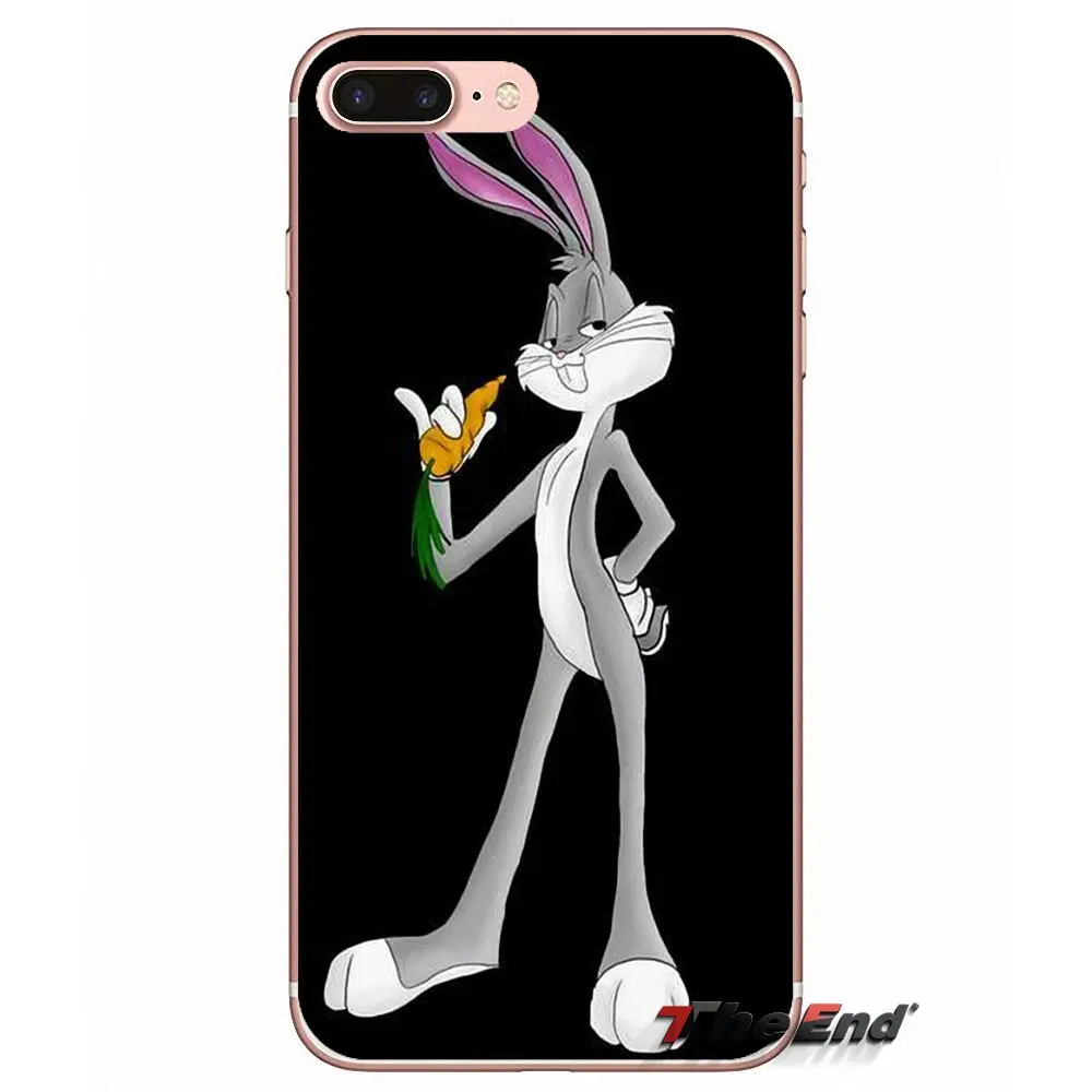 Looney Tunes Bugs Bunny для Sony Xperia Z Z1 Z2 Z3 Z5 compact M2 M4 M5 E3 T3 XA Aqua LG G4 G5 G3 G2 Mini Capa чехлы