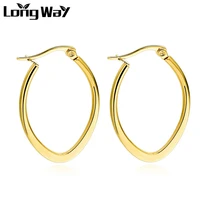 longway top quality gold color earrings fashion jewelry retro hot selling cute brand stud earrings for women ser160143