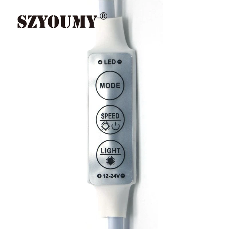 SZYOUMY Новое поступление светодиодный регулятор яркости переключатель мини 12 В