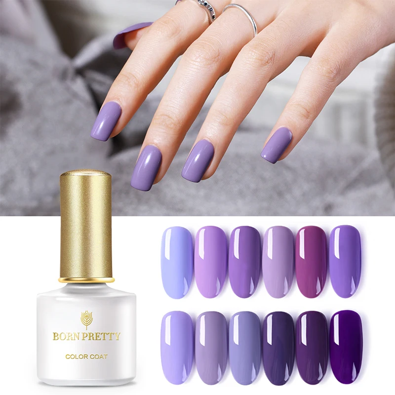 BORN PRETTY Iris Purple Series 6ml Nail Gel Color UV LED Polish Soak Off Art Lamp|Гель для ногтей| |