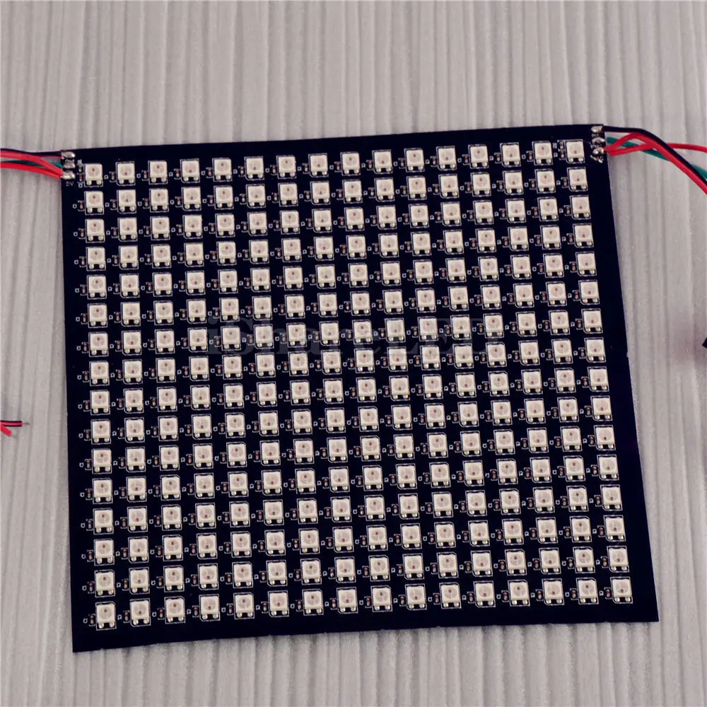 16*16 256 пикселей 5050 RGB WS2812B SK6812 полноцветный адресуемый Ragid жесткий светодиодный