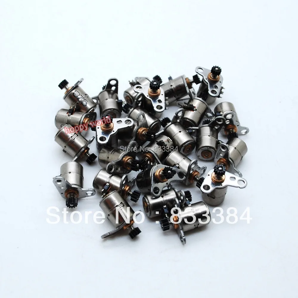 Новинка 20 шт. штатив мини шаговый двигатель микро 2 фазный 4 проводной для