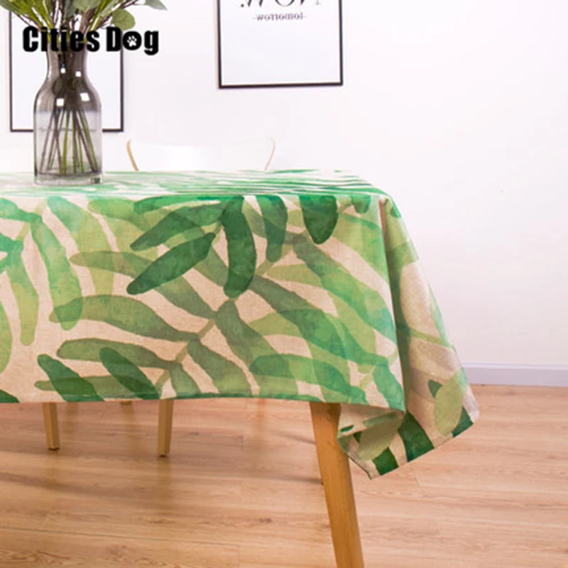 geometry Linen Table Cloth Country Style Plaid Print Multifunctional Rectangle Cover Tablecloth Home Kitchen Decoration | Дом и сад