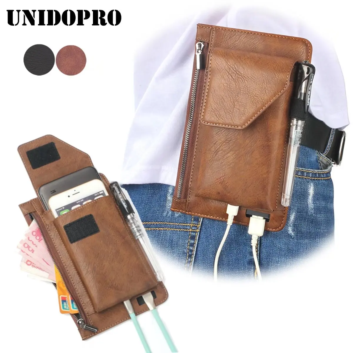 Кожаный чехол-кошелек премиум-класса с застежкой на поясе для Sony Xperia XA1 Ultra G3221 G3223