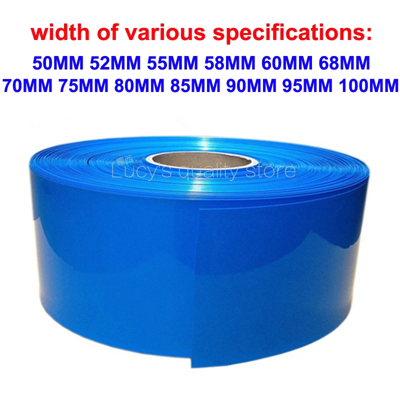 

1m 18650 Lithium Battery Pvc Heat Shrinkable Tube Various Polymer Film Skin