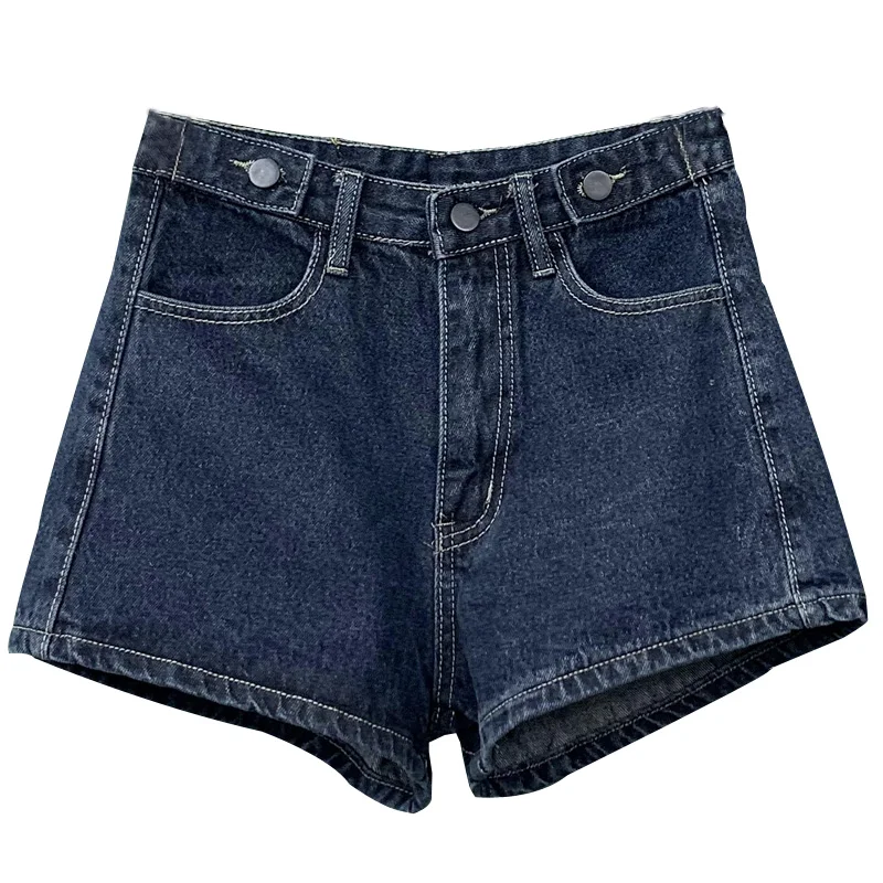 Denim shorts women summer fashion high waist loose wid leg jeans | Женская одежда