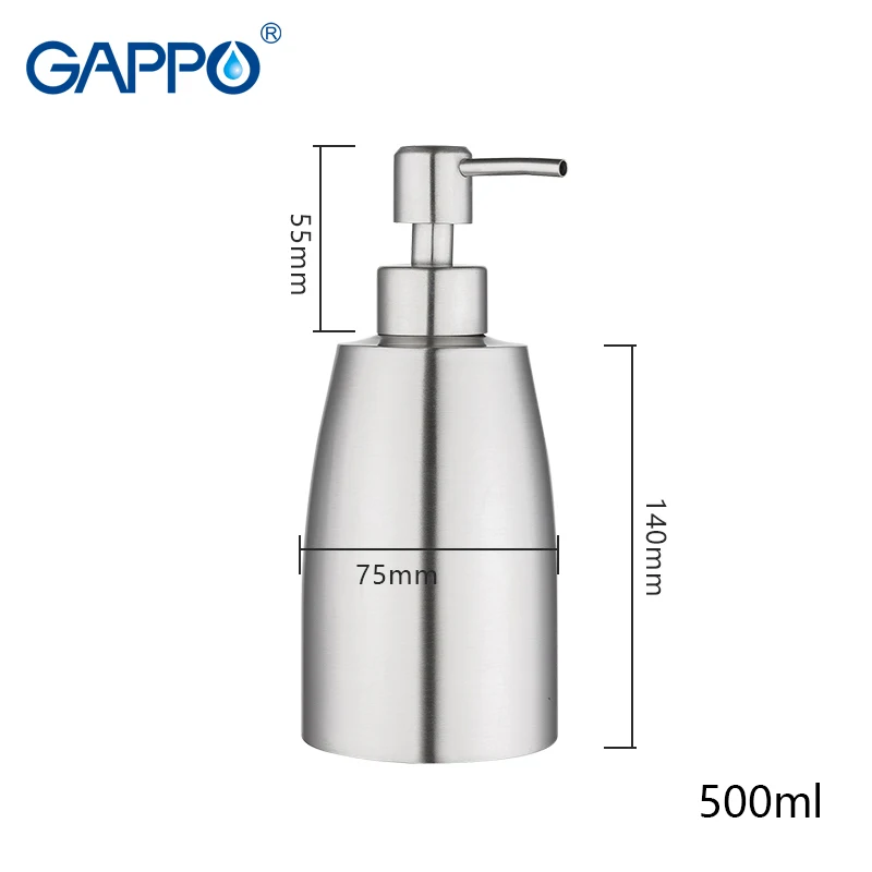 GAPPO диспенсеры для жидкого мыла ванной комнаты насос эмульсия бутылка аксессуары