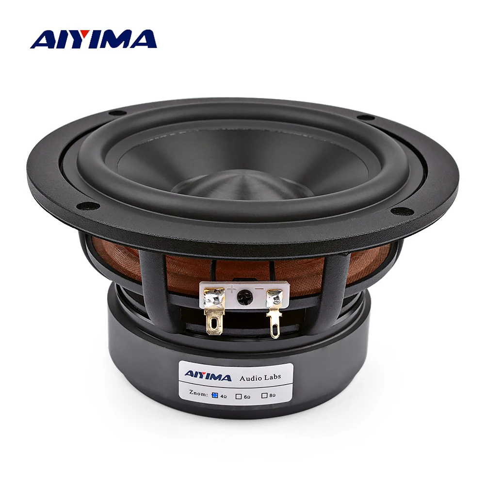AIYIMA 1 5 дюймовые аудиоколонки низкочастотные динамики 60 Вт 30 ядерный