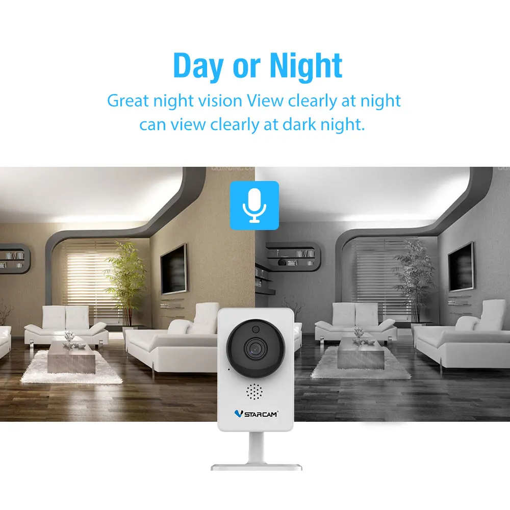 VStarcam IP камера C92S 1080 P Wifi мини Infrarood Nachtzicht Motion Alarm видео монитор|Камеры