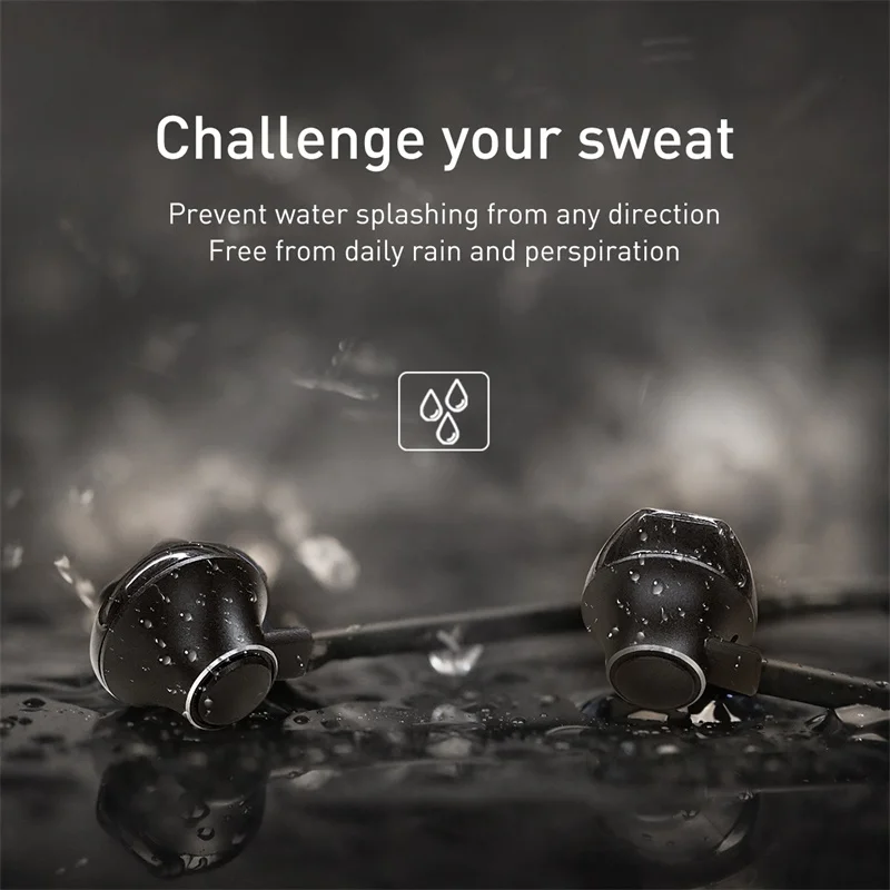 Baseus магнитные Bluetooth наушники Беспроводные спортивные музыка бас устойчивое с