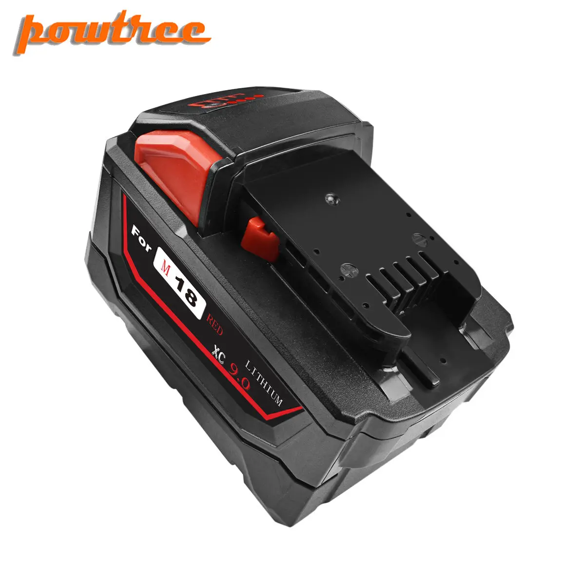 Литий ионная батарея powtree 9.0Ah для Milwaukee M18 48 11 1815 1850 Repalcement 2646 20 2642 21CT