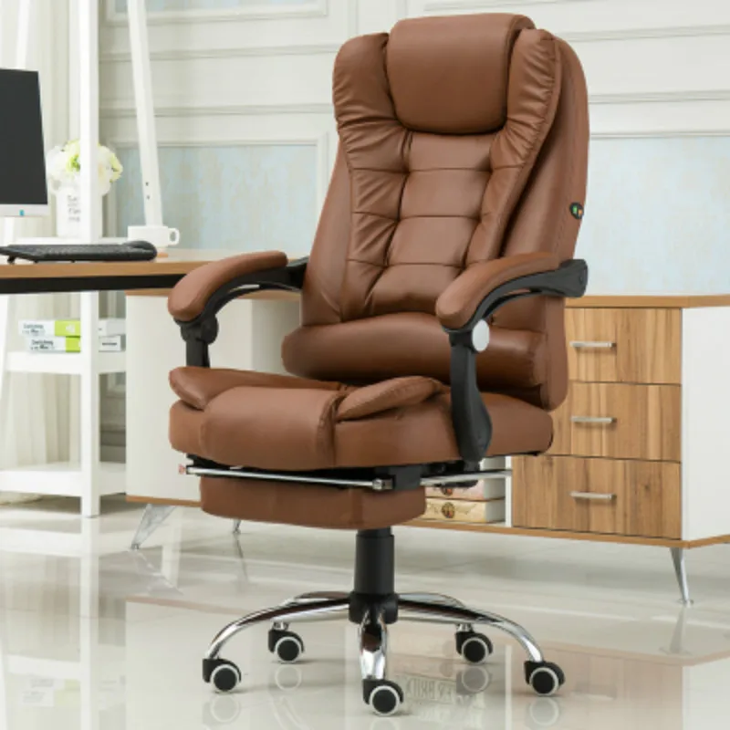 

Gaming Chair Massage Synthetic Leather Office Chair Home Reclining Computer Boss Chair Swivel Lifting Silla Oficina Silla Gamer