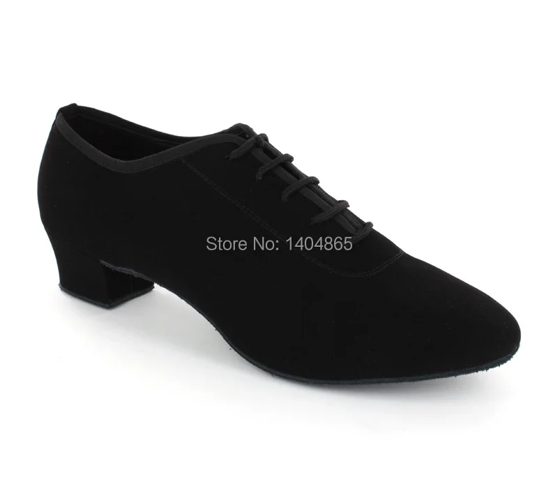 Мужские туфли для латиноамериканских танцев KEEWOO танцевальные из черного нубука