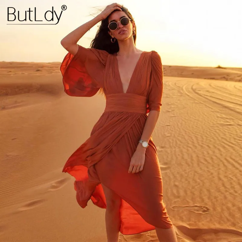 Женское асимметричное длинное платье привлекательное пляжное праздничное с