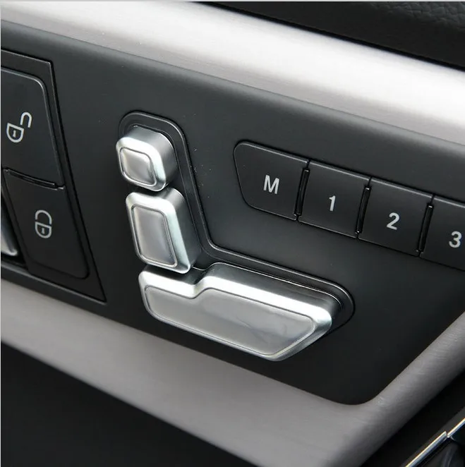 Хромированная накладка на сиденье автомобиля для Mercedes Benz ML 350 400 W246 W212 W146 X204 X156 CLS GLA