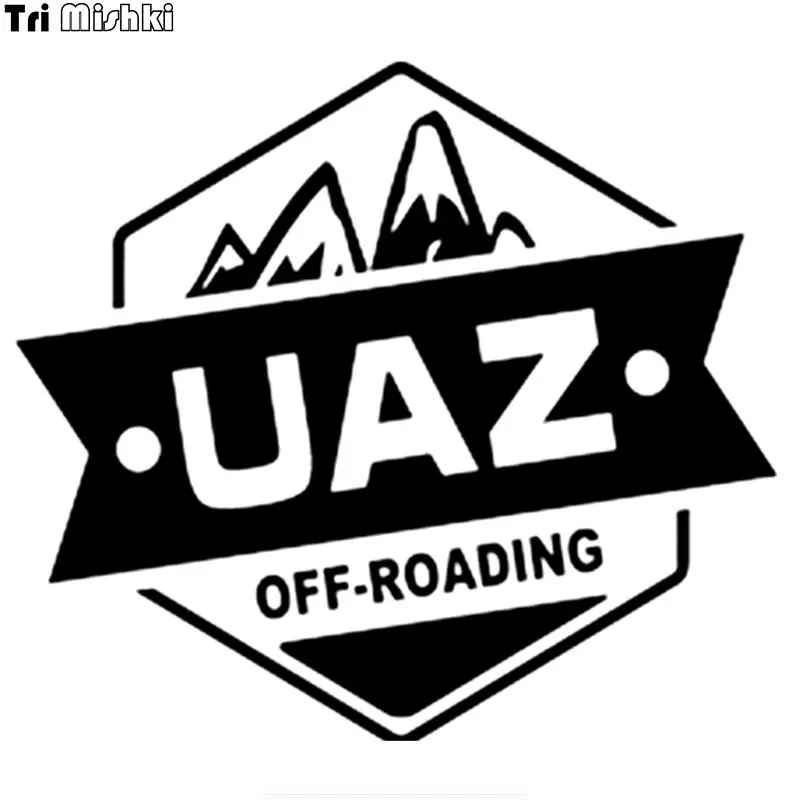 Tri Mishki HZX135 15*16.7см 1 4шт наклейки на авто for uaz hunter 4x4 off road уаз хантер стикеры