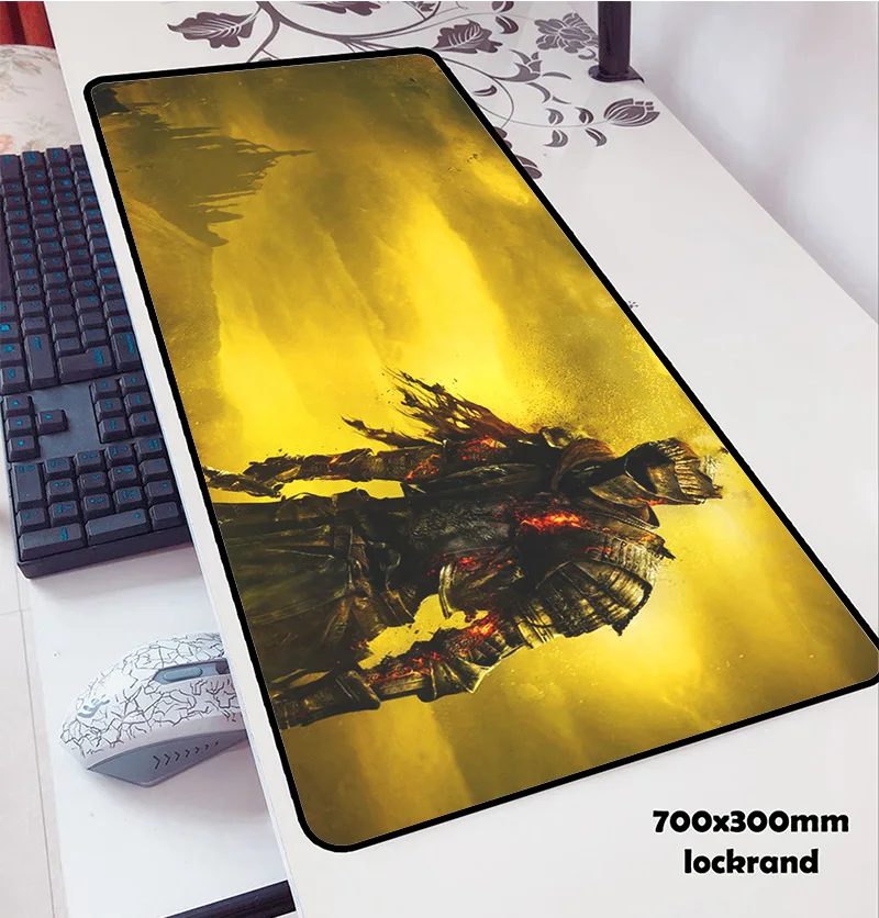 Коврик для мыши Dark Souls 700x300x3 мм, коврик для мыши, коврик для компьютера, популярный игровой коврик для мыши для геймера, коврик для мыши с клавиатурой