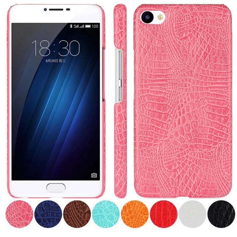 Чехол из крокодиловой кожи для телефона Meizu U20 U685Q U685H прилегающий жесткий чехол
