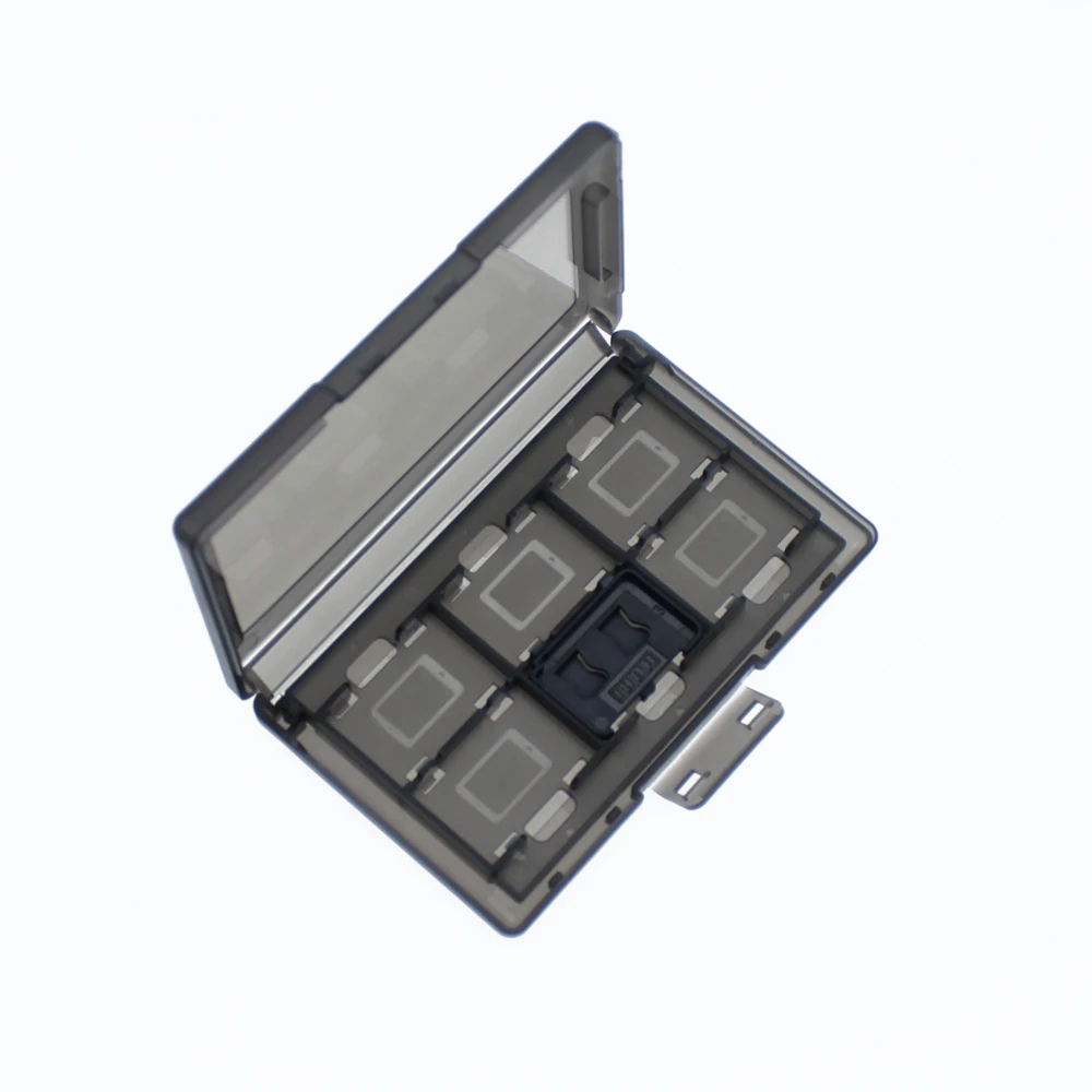 12+2 Slots Plastic Game Cards Case Video Memory Card Storage Box Multi Protective case for NS Nintendo Switch | Электроника