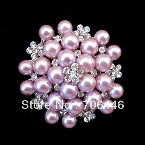 2 &quotродия с серебряным покрытием сиреневый жемчуг кластера и украшенные