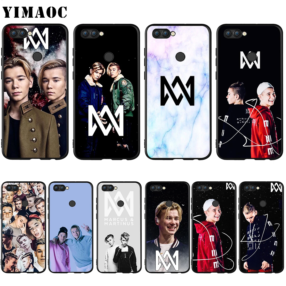 Силиконовый чехол YIMAOC Marcus & Martinus для Huawei Honor 6a 7a 7c 7x8 9 10 Lite Pro Y6 Prime 2018 2017|Бамперы| |