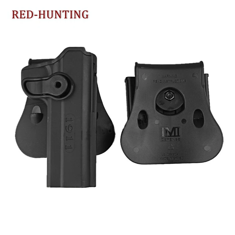 

Airsoft Tactical Gun Holster Polymer Retention Roto Gun Holster for Colt 1911 Pistols
