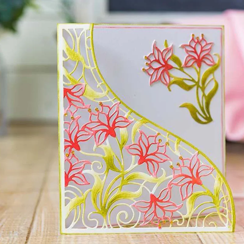 Обрезанные металлические вырубки для скрапбукинга и бумаги изготовления