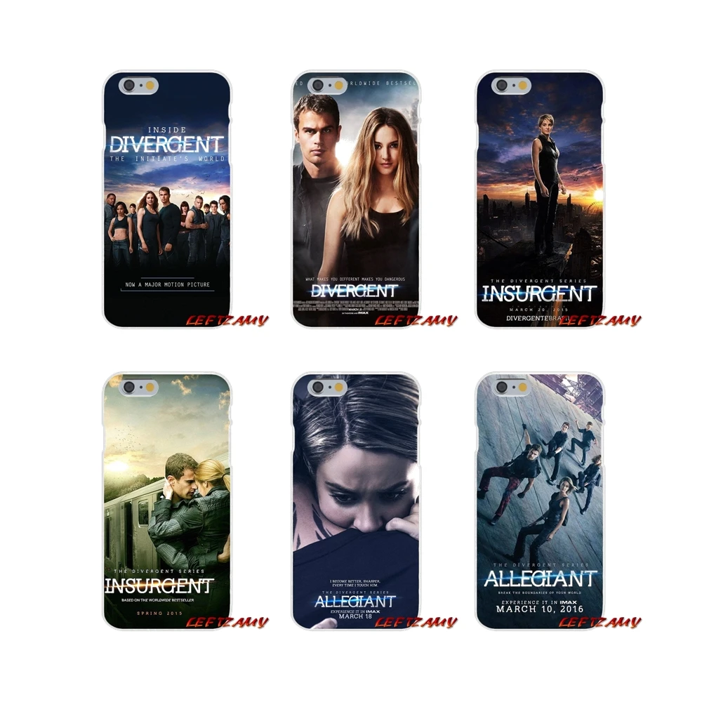 Divergent серии Allegiant Insurgent для iPhone X XR XS MAX 4 4S 5 5S 5C SE 6 S 7 8 Plus ipod touch силиконовый