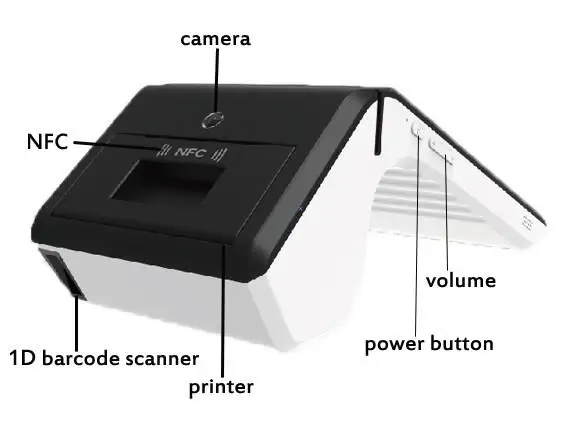 Ручной android pos терминал Беспроводная rfid смарт карта магнитный считыватель