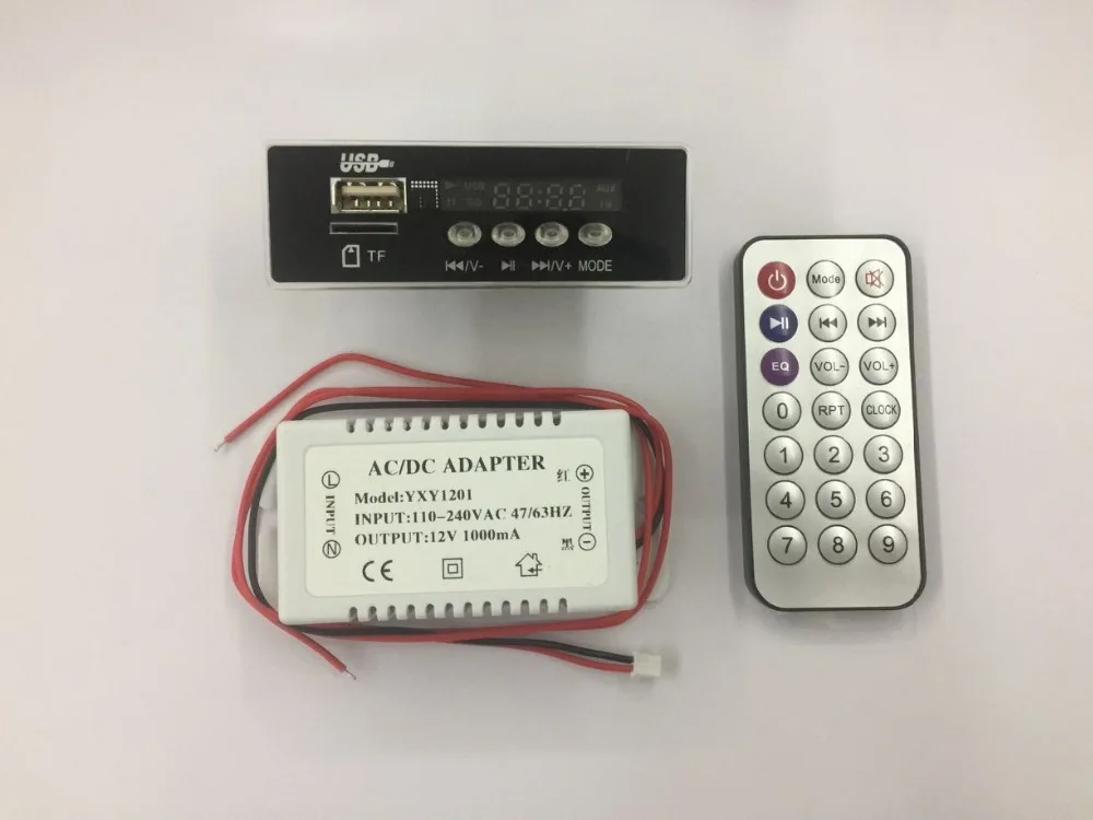 Плата декодирования MP3 12 В светодиодный модуль Aux со слотом для TF