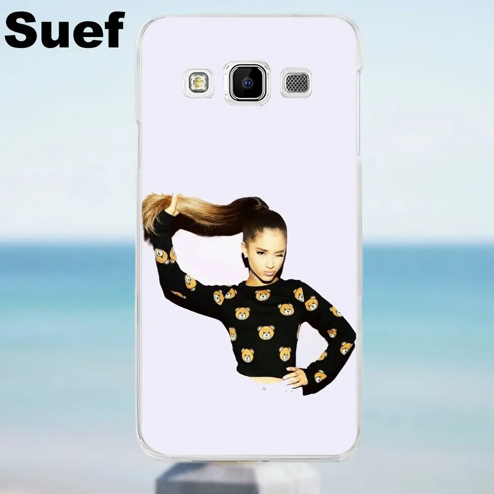 Suef мягкий чехол с фокусом и Арианой Гранде для Galaxy Alpha Core Prime Note 2 3 4 5 S3 S4 S5 S6 S7 S8 mini edge