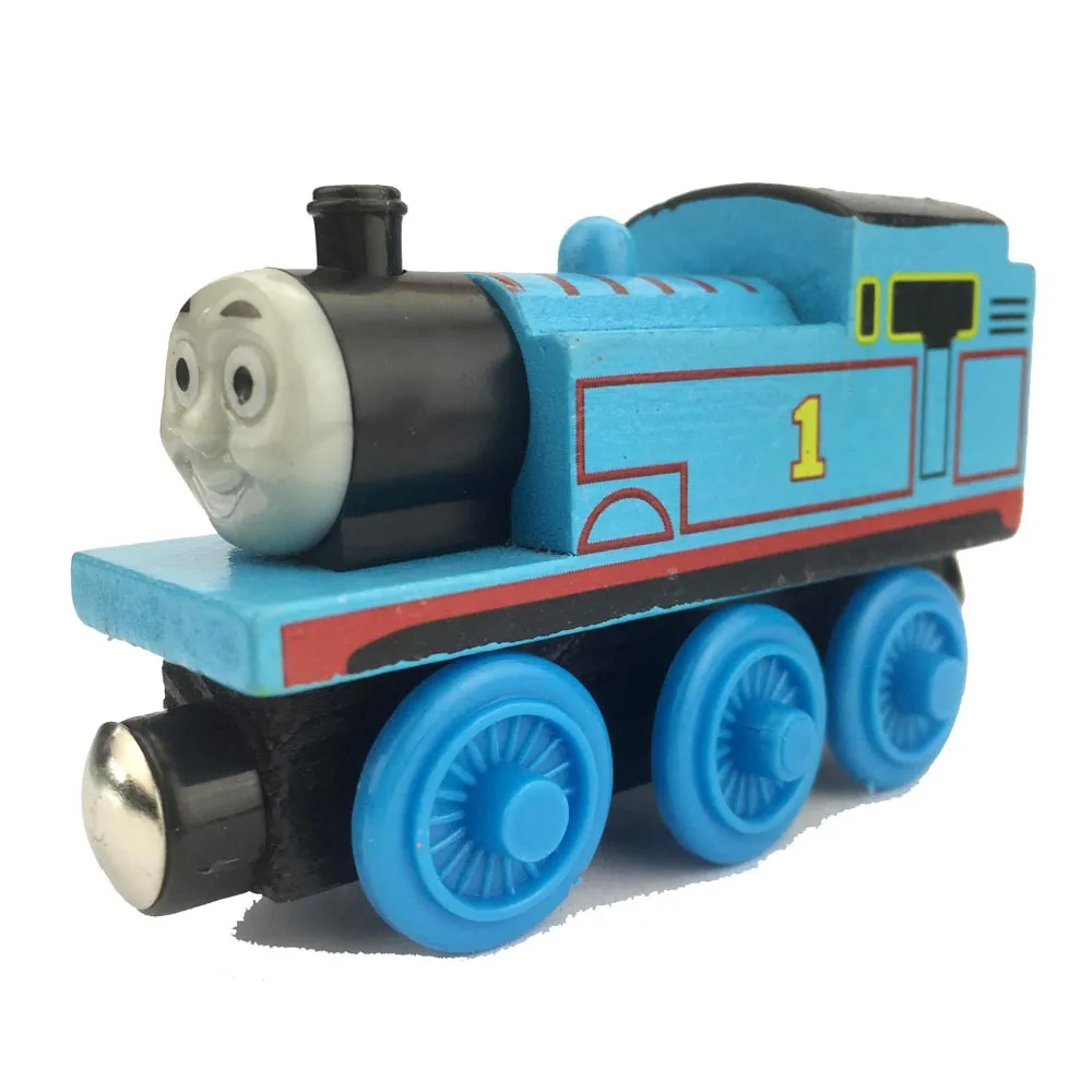Skarloey Аниме Деревянные Магнитные Детям Игрушки Автомобили Паровозик