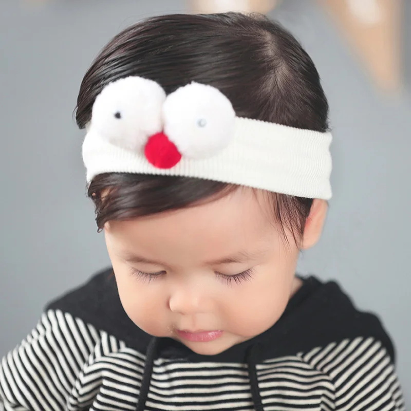 Baby Girls Big Eyes Elastic Headband Cartoon Cotton Hair Band Head Wrap Soft Cute Headwear | Детская одежда и обувь