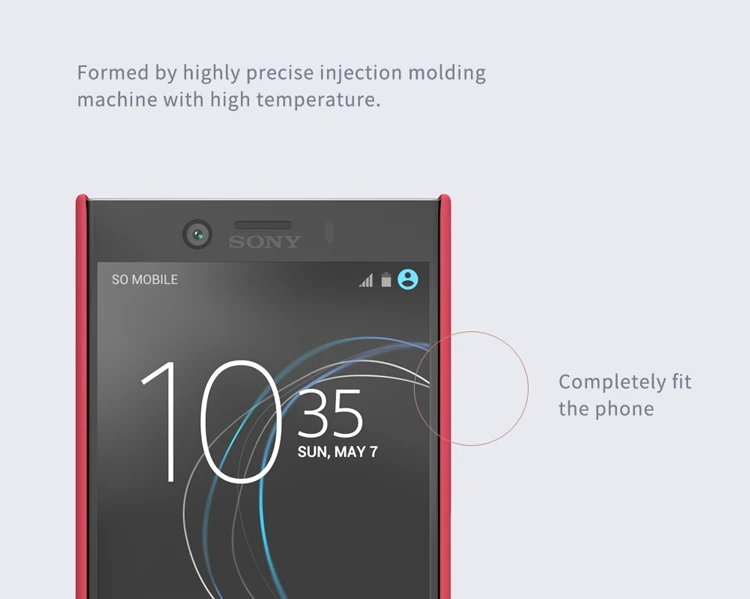 NILLKIN супер матовый защитный чехол для sony Xperia XZ1 Compact PC пластиковая жесткая задняя крышка с защитой экрана для XZ1 Compact