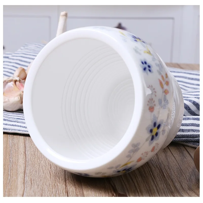 Керамические банки для специй перца злаков измельчения чеснока лекарств трав